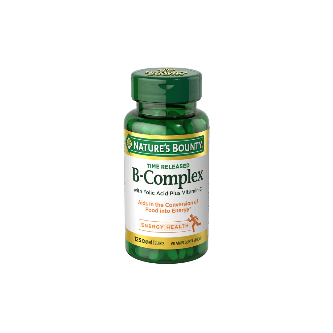 B-complex 125caps Natures Bounty B-Complex 125Tab Unf Nature's Bounty - Image 1
