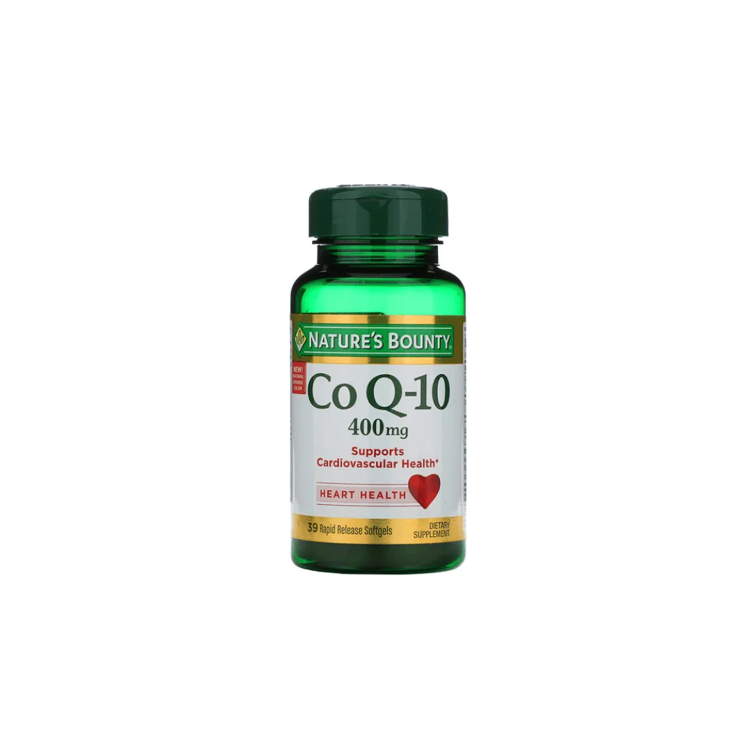 Co Q-10 400 mg 39 Rapid Release Softgels Nature’s Bounty3 Co Q-10 400 mg 39 Rapid Release Softgels Nature's Bounty - Image 1