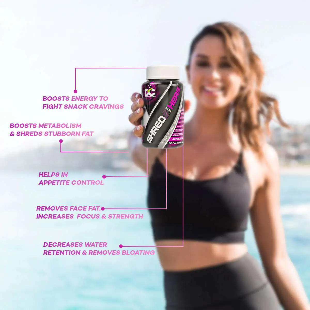 Shredz For Her 30 Tabltes Doctor Choice - Image 3