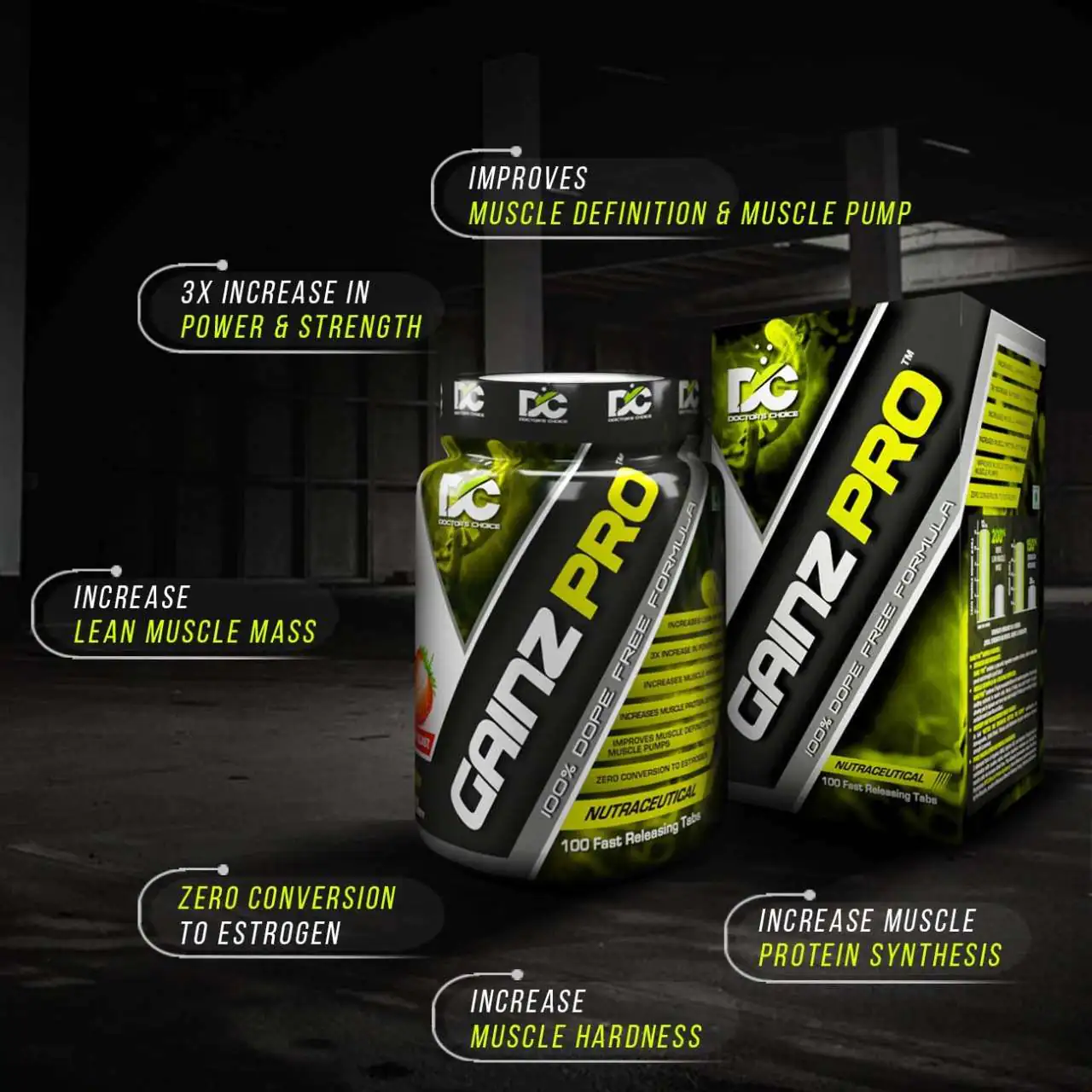 Gainz Pro 100tab Doctor Choice - Image 3