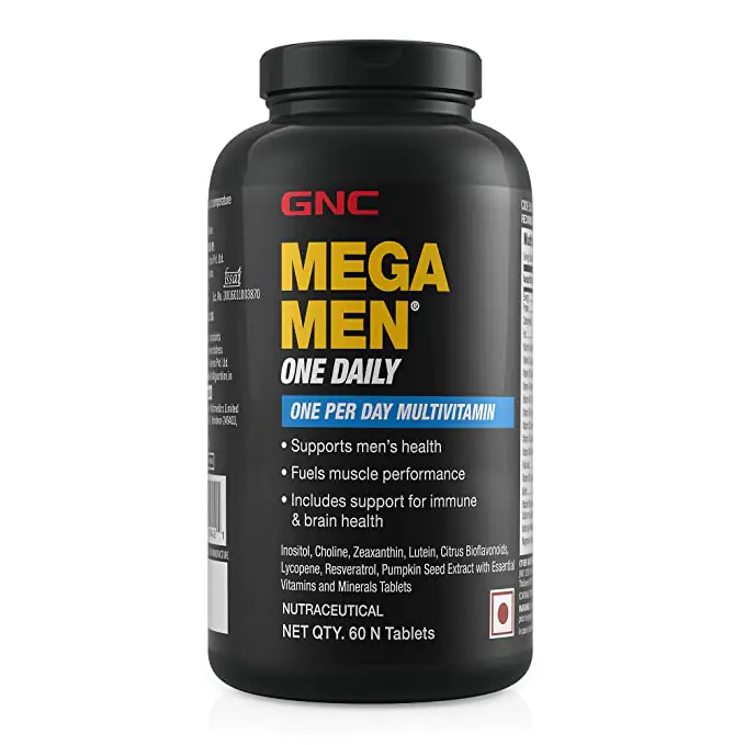 713lyUCfsL._SX679_.jpg Mega Men One Daily Multivitamin 60caps GNC - Image 1