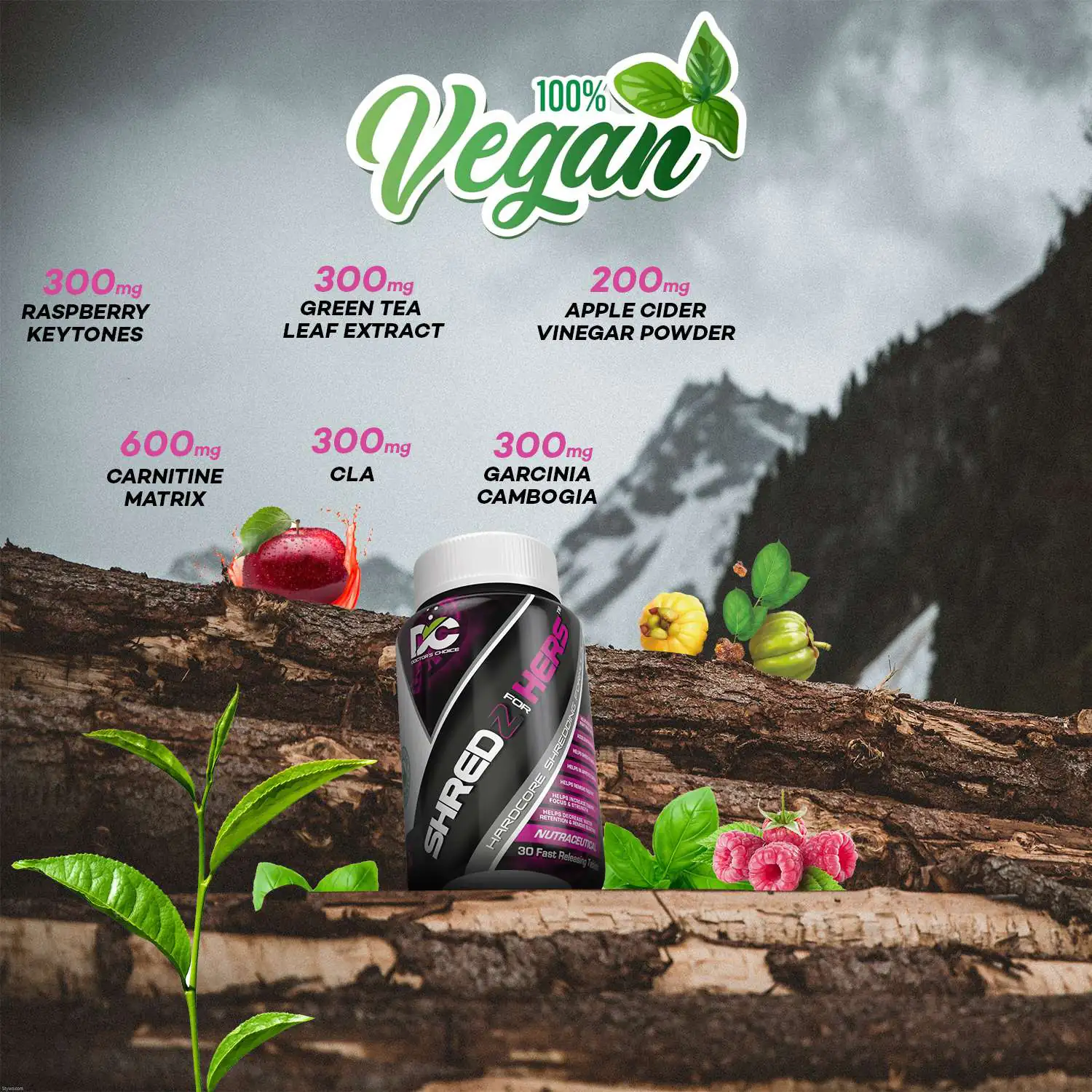 Shredz For Her 30 Tabltes Doctor Choice - Image 2