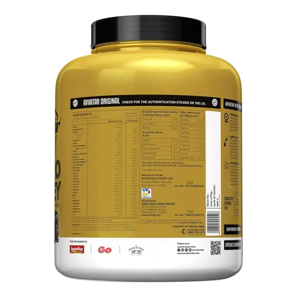 Nitro Iso Whey 2kg Belgian Chocolate Avvatar - Image 3