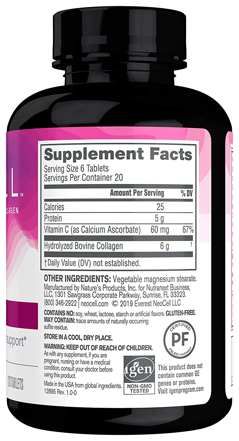 Neocell Super Collagen+C 120Tabs Neocell - Image 3