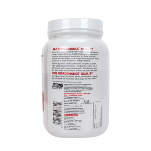 Pro Performance 100% Whey Protein GNC 2lbs - Image 3