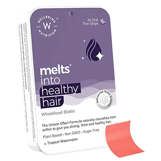 Melts Healthy Hair 30strips Wellbeing Nutrition - Image 1