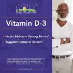 Vitamin D-3 5000IU 240softgel Unflavoured Now Foods - Image 4
