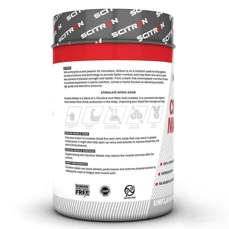 Citrulline Malate 250gm Scitron - Image 3
