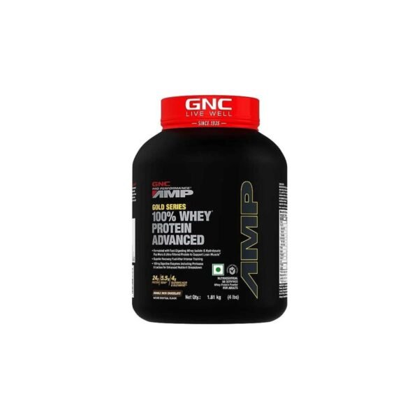 AMP Gold Series 100% Whey Protein 4lbs GNC