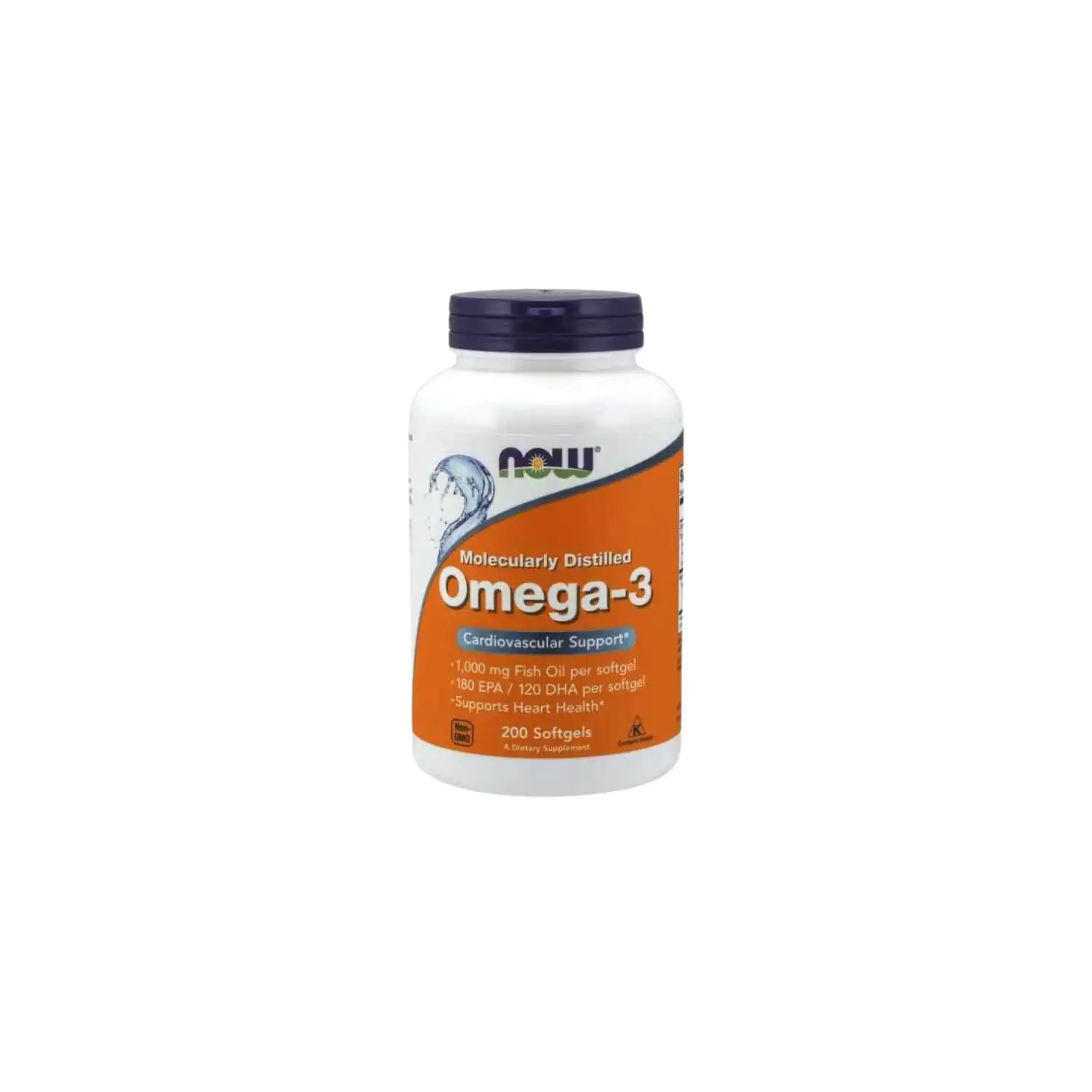 Omega-3 1000mg 200Softgel Now Foods - Image 1