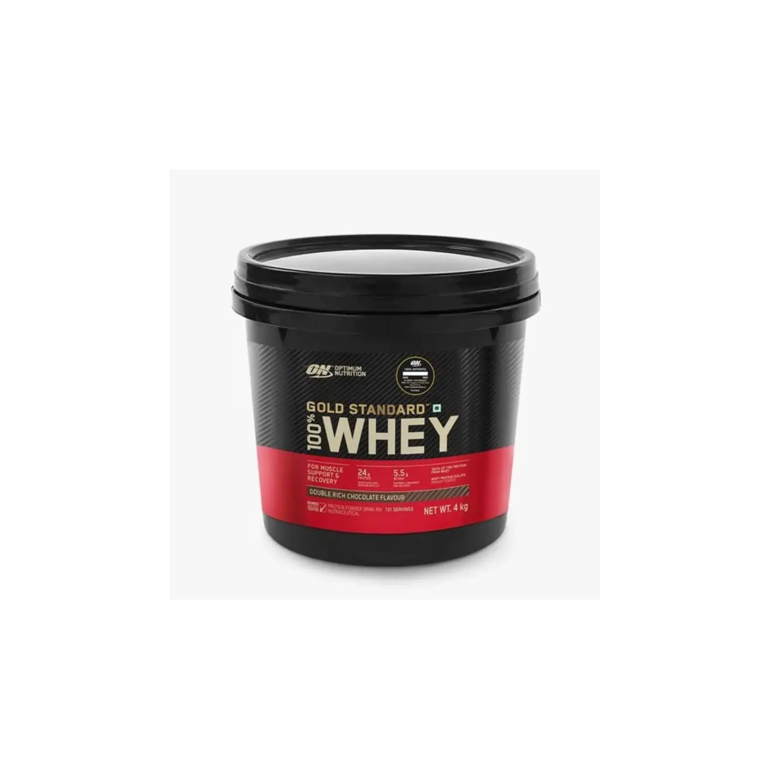 optimum-nutrition-on-gold-standard-100-whey-protein-powder-4-kg-500x500-1.jpg Optimum Nutrition (ON) Gold Standard 100% Whey Protein Powder 4 kg, 131 servings, for Muscle Support & Recovery, Vegetarian - Primary Source Whey Isolate - Image 1
