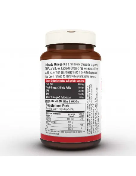 Double Strength Omega-3 60Softgels Labrada - Image 2