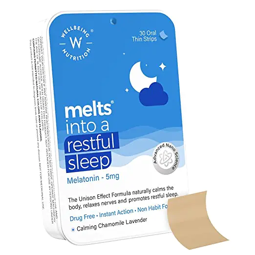 Melts Restful Sleep 30strips Wellbeing - Image 1