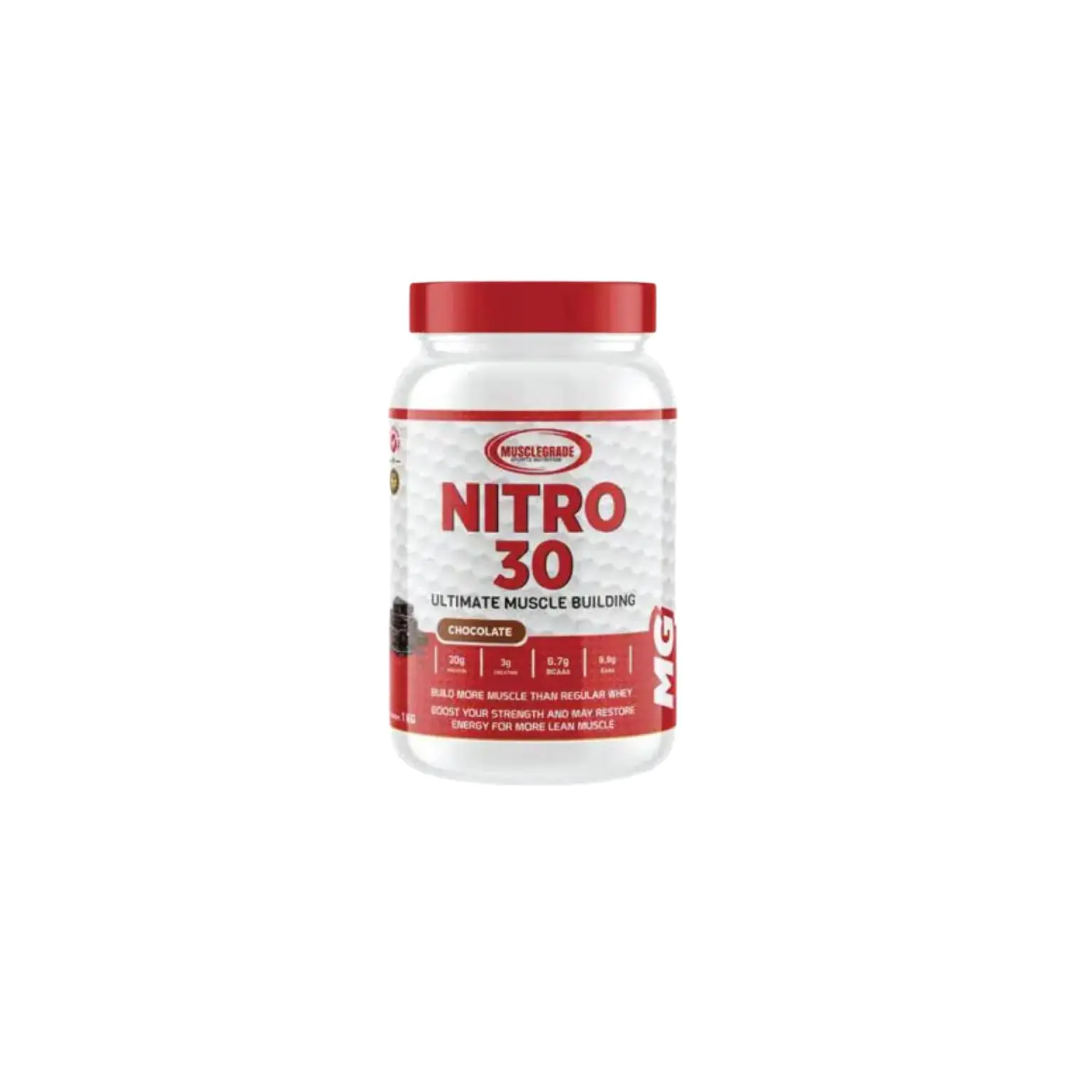 Nitro 30 1kg Chocolate Musclegrade - Image 1