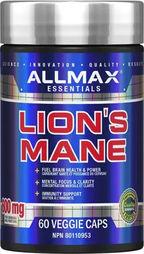 LION'S MANE 600Mg 60Cap Unf Allmax - Image 1
