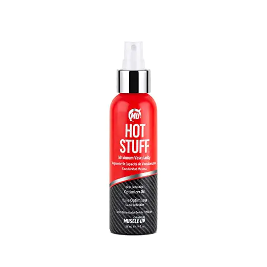 Muscle Up Hot Stuff Maximum Vascularity High Definition Optimizer Posing Oil, 118ml Muscle Up Hot Stuff Maximum Vascularity High Definition Optimizer Posing Oil, 118ml - Image 1