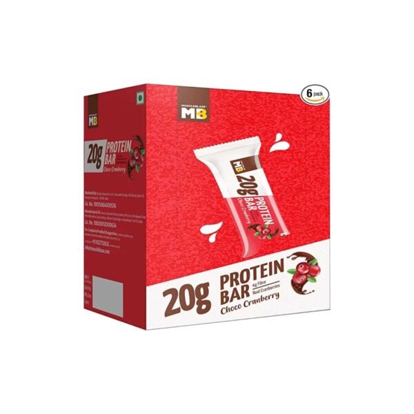 MuscleBlaze 20 g Protein Bar Choco Cranberry