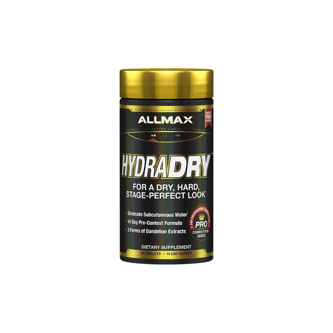 ALLMAX Nutrition - HydraDry - Ultra-Potent Diuretic + Electrolyte Stabilizer, 84 Count - Image 1