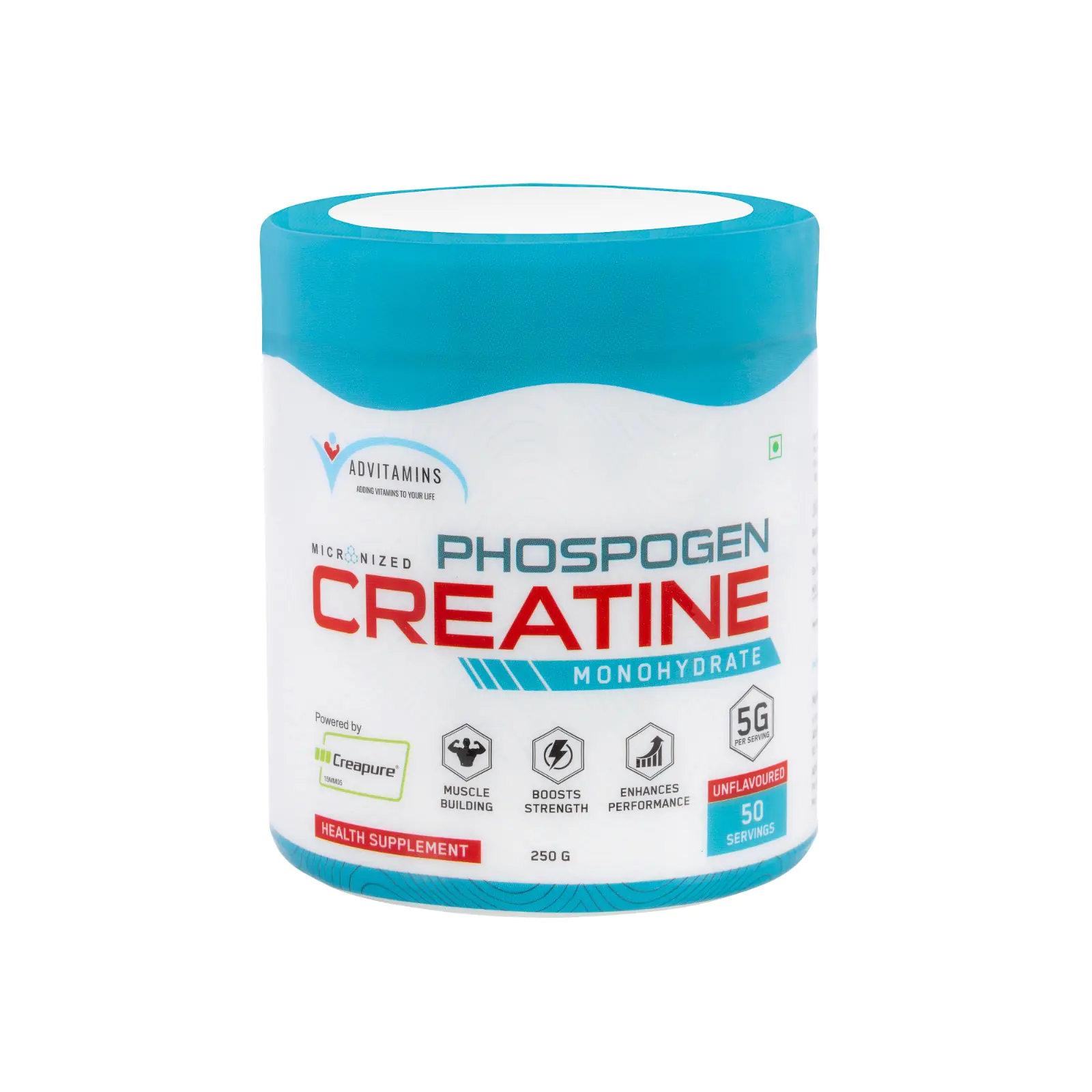 Phosphogen Creatine Monohydrate Powder 250g Advitamins - Image 1