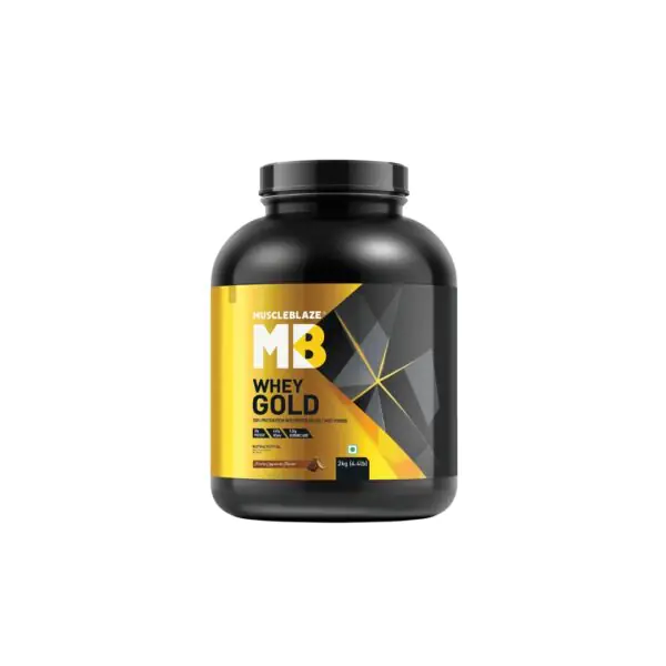 MuscleBlaze Whey Gold Rich Milk Chocolate - Image 1
