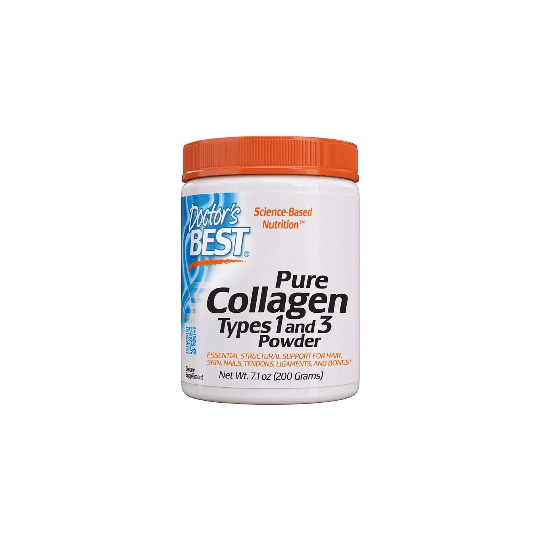 Doctor's Best, Collagen, Types 1 & 3 Powder, 7.1 oz 200 g - Image 1