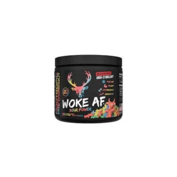 Woke AF Nootropic Preworkout 20serv Sour Power Buckedup