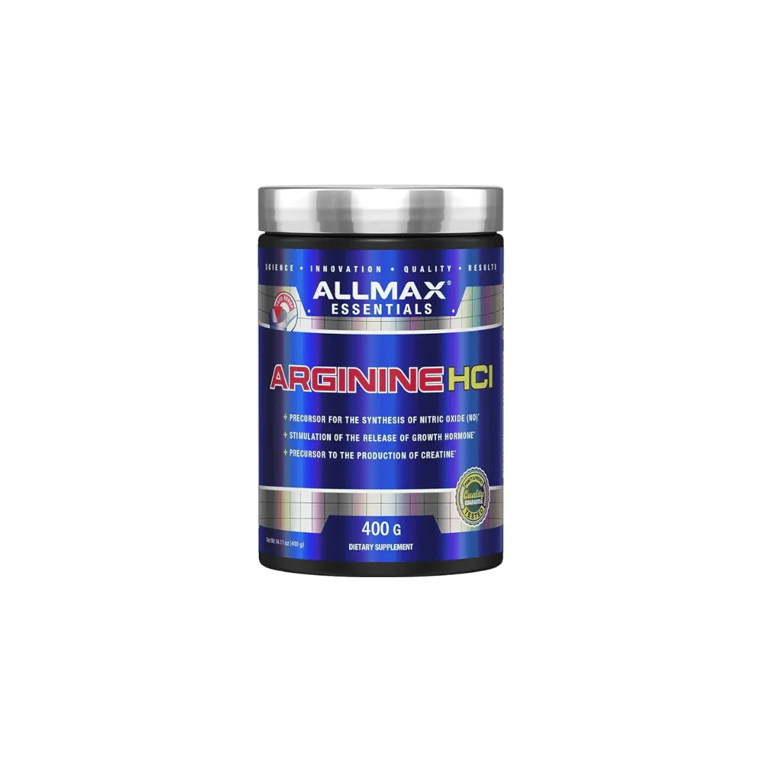L Arginine Arginine HCI 400gm Unf Allmax