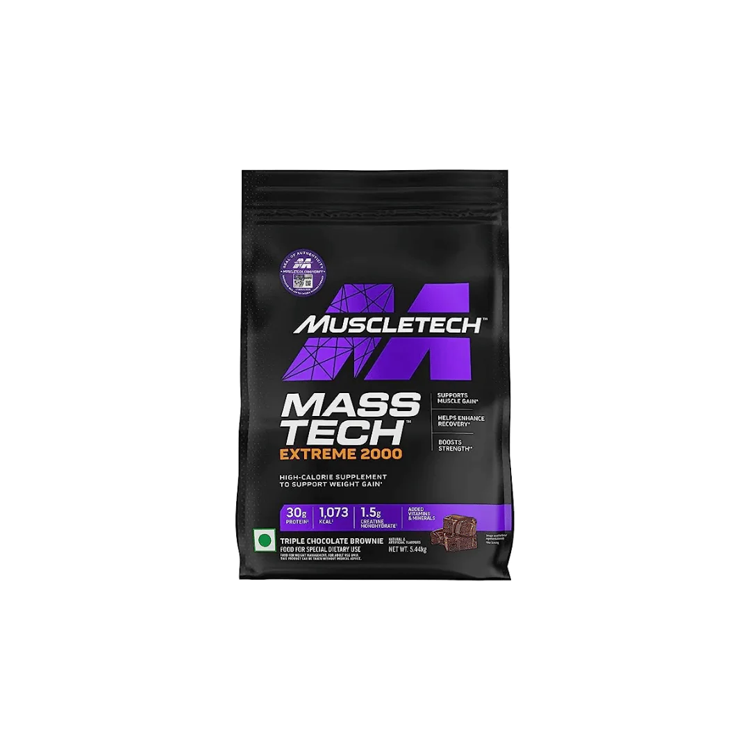 Mass Tech Extreme 2000 5.44KG Triple Chocolate Brownie MuscleTech - Image 1