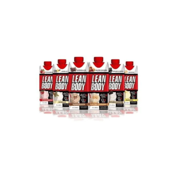 Lean Body Ready-to-Drink Protein Shake Chocolate/Vanilla/Pina colada/Salted Caramel/Cookies and Cream/Strawberry - Image 1