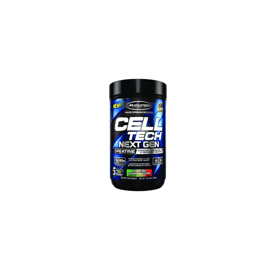 162 CellTech Next Gen Creatine 1.84lbs Extreme Gummy Worm Muscletech - Image 1