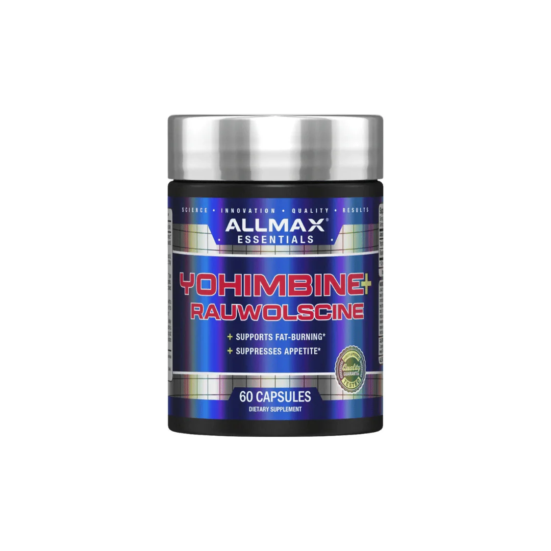 Yohimbine+ Rauwolscine 60cap Unf Allmax ALLMAX Essentials YOHIMBINE + RAUWOLSCINE - 60 Capsules - Supports Fat Burning & Suppresses Appetite - 60 Servings - Image 1